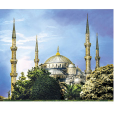 TSVETNOY diamond mosaiik 40x50cm Blue Mosque, LG211e