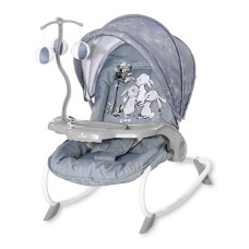 LORELLI DREAM TIME lamamistool 0m+ SILVER BLUE RABBITS