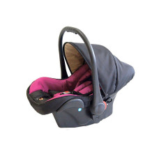 Baby Fashion turvahäll 0-13kg + adapter, Black fuchsia