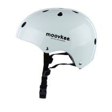 MOOVKEE Kiiver lastele, reguleeritav 48-55сm GLOSS YF-1 WHITE