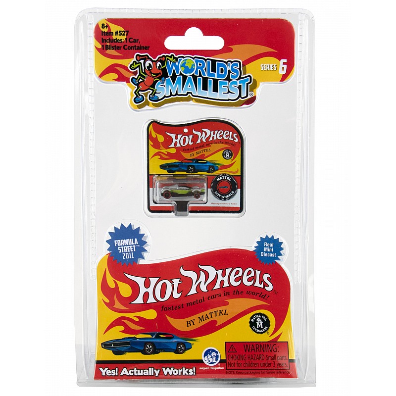 WORLD´S SMALLEST mini-suuruses Hot Wheels, S6