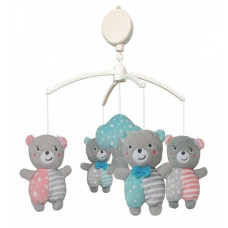 BABY MIX Voodikarussell muusikaga 43418 - BEARS - TK 496 M