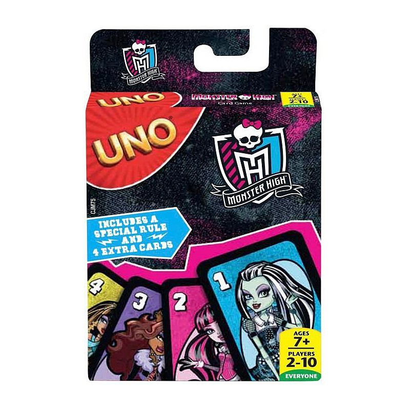 MATTEL UNO  карточная игра Monster High