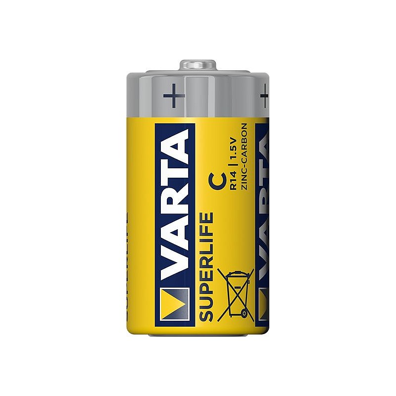 VARTA SUPERLIFE Батарейка C R14 1.5V 1шт. LÕPUMÜÜK