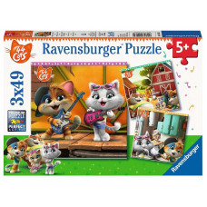 Ravensburger  pusle  3X49 CATS R05013