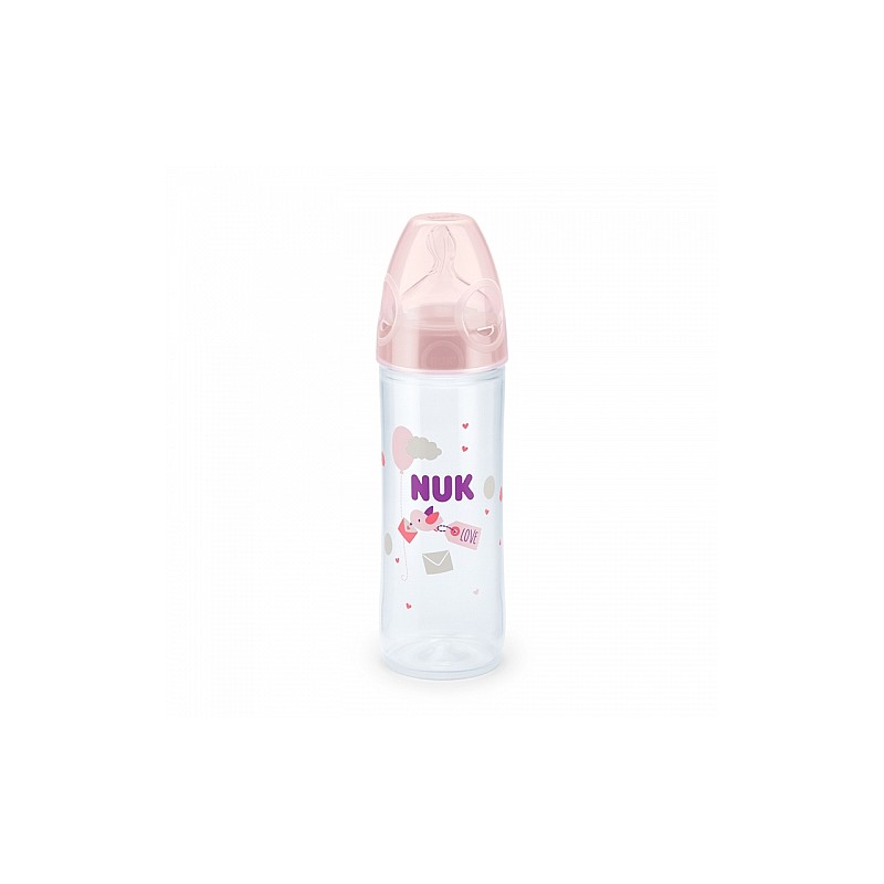 NUK Classic PP lutipudel 250ml First Choice Plus silikoonist lutiga 6-18m. SD13 10741625 LÕPUMÜÜK