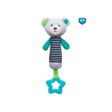 CANPOL BABIES pehme piiksuv mänguasi BEAR 0м+, 68/055 grey