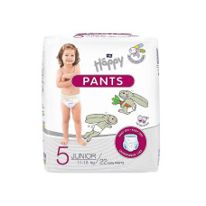 HAPPY Pants Junior mähkmed suurus 5, 11-18kg. 22tk