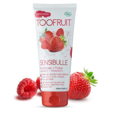 TOOFRUIT Sensibulle orgaaniline seebivaba dušigeel lastele vaarika-maasika lõhnaline, 200 ml PF014