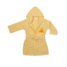 DUET BABY FROTTE Vannimantel kapuutsiga  80-92cm, 466 DUCK kollane (744665)