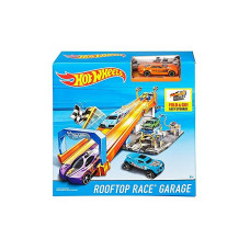 HOT WHEELS Rooftop Race Garage трек для машинок DRB29