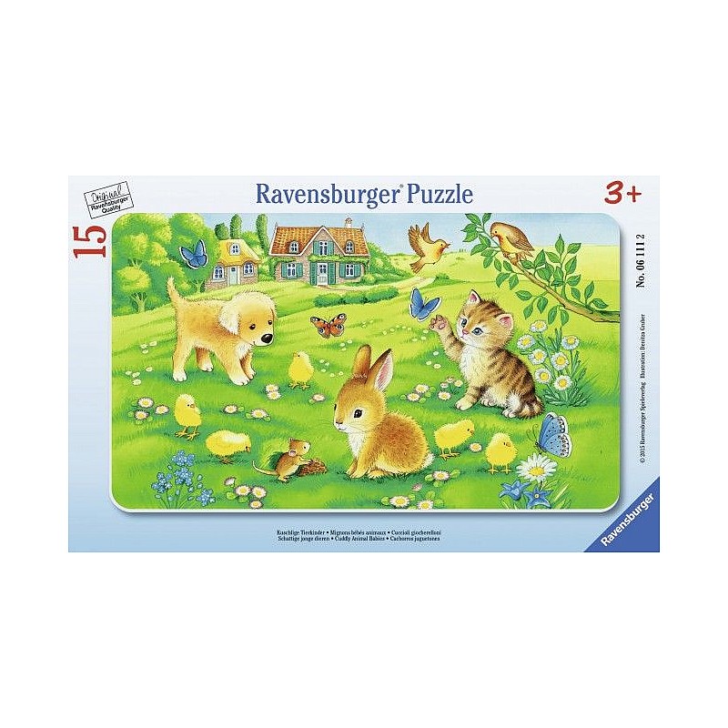 Ravensburger Pusle Animals 15tk. 3a+ R06111