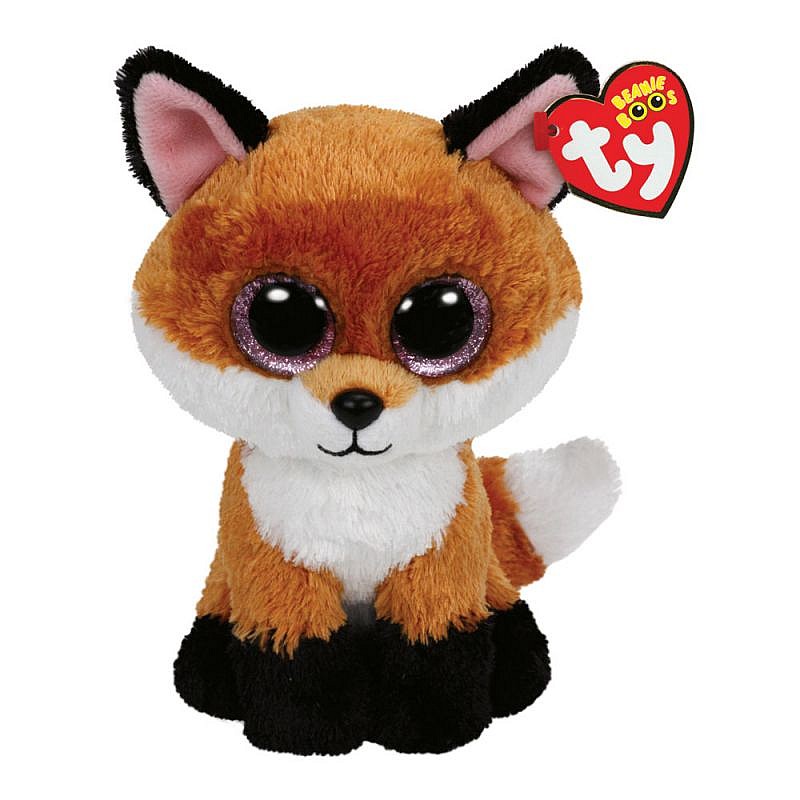 TY Beanie Boos Pehme mänguasi BROWN FOX SLICK 15.5сm, TY36159