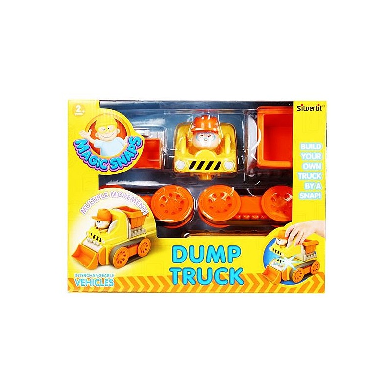 SILVERLIT Magic Snaps конструктор с магнитами DUMP TRUCK, 81147