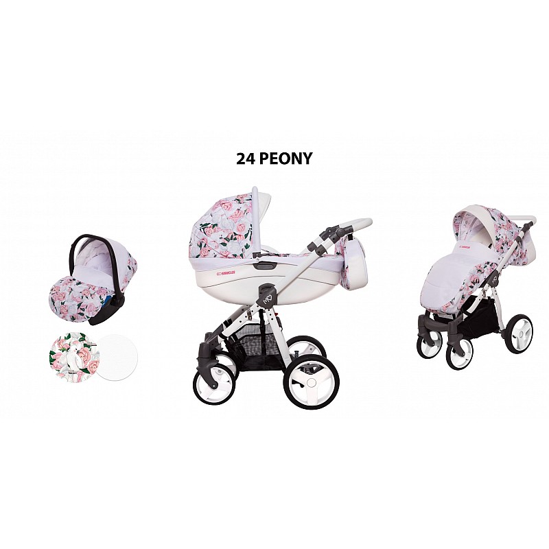 BABYACTIVE MOMMY Spring/Summer Vanker-jalutuskäru  3in1, 24 PEONY