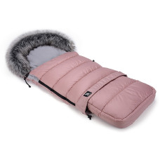 COTTONMOOSE теплый спальный мешок с удлинением COMBI 736 pink-grey