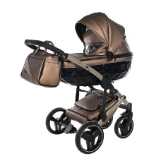 JUNAMA FLUO V3 Vanker-jalutuskäru 3in1, 03 BROWN