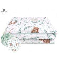 MIMINU Lulu Natural Voodipesu komplekt 2 eset 135x100cm, Cold Mint