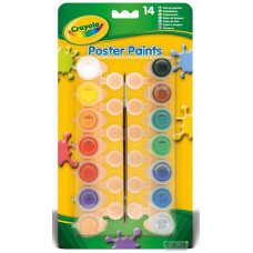 CRAYOLA 14 Plakativärvi komplekt 3978