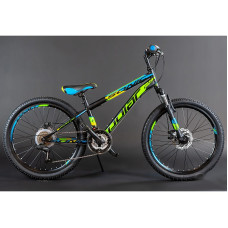 POLAR SONIC FS Lasteratas 24", Black/green/blue