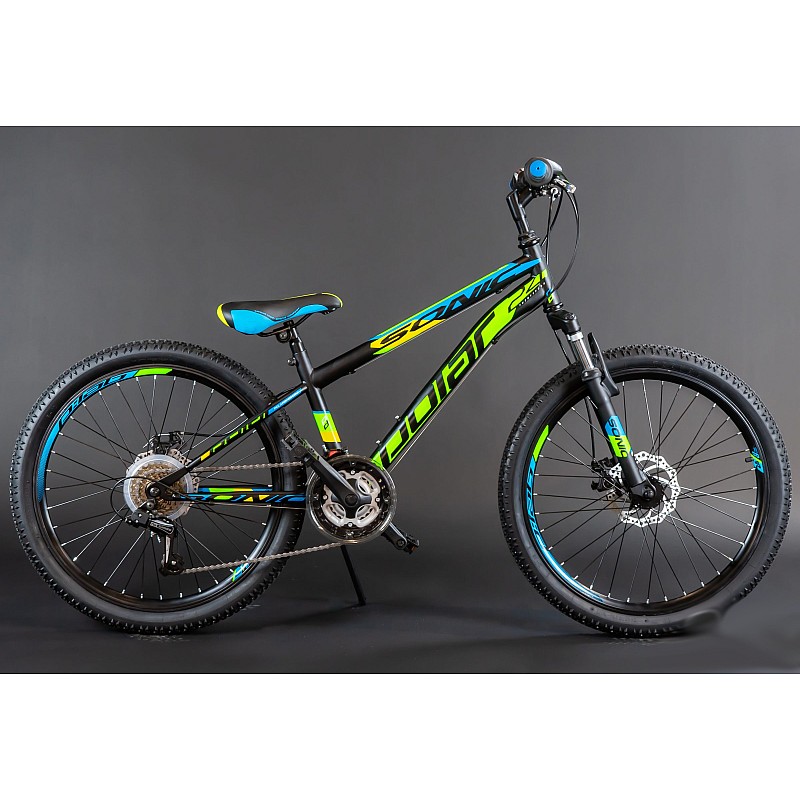 POLAR SONIC FS Lasteratas 24", Black/green/blue