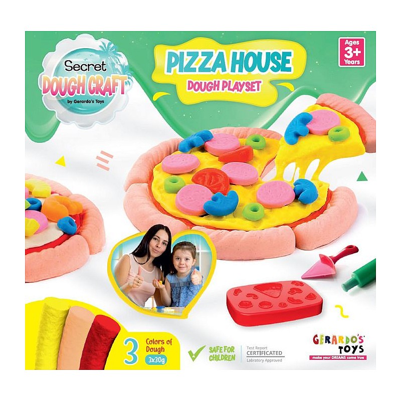 GERARDOS TOYS  plastiliinikomplekt PIZZA HOUSE 3a+ 56403