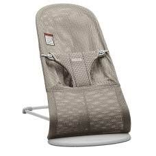 BABYBJÖRN lamamistool BLISS Mesh, grey/beige + toy, 606102