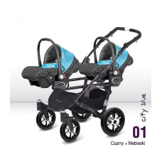 Auto-turvahäll BABYACTIVE Twinni CITY BLUE 1tk. - 01 sinine