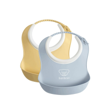 BABYBJORN SMALL BIB pudipõll  2tk. 4м+, Powder Yellow / Powder Blue  052041