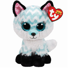 TY Beanie Boos Pehme mänguasi ATLAS aqua chevron fox TY36368 LÕPUMÜÜK