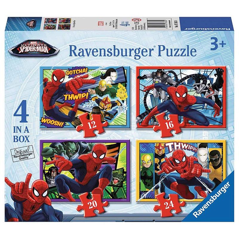 Ravensburger пазл 12x16x20x24элем. Spider Man R07363