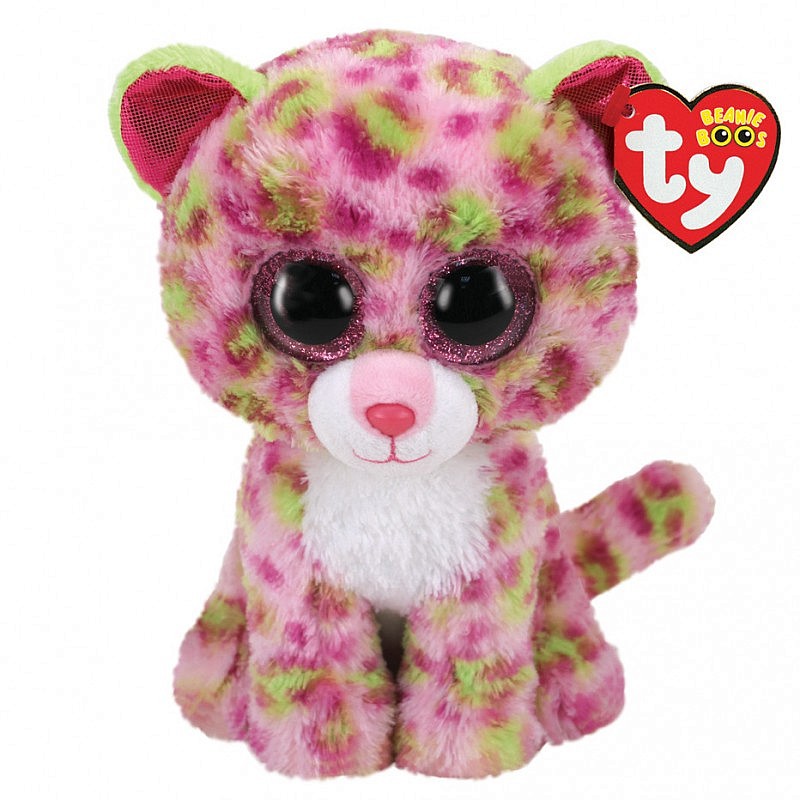 TY Beanie Boos Pehme mänguasi LANEY leopard pink, TY36312