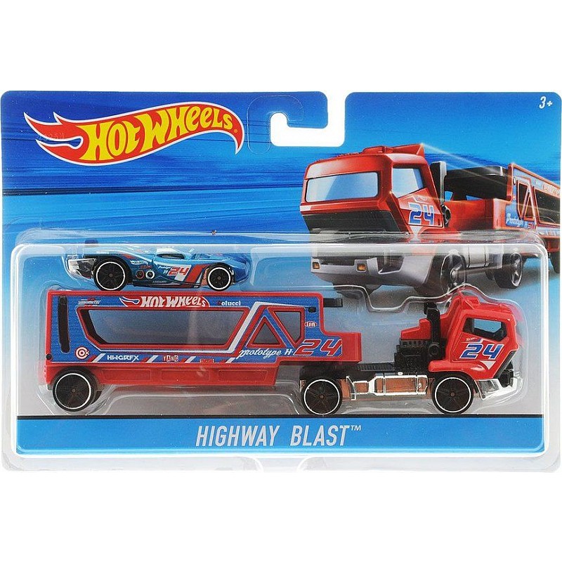 Hot Wheels трейлер с машинкой BDW51