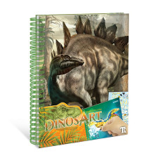 DINOSART loovusraamat kleebi numbrite järgi, 15202