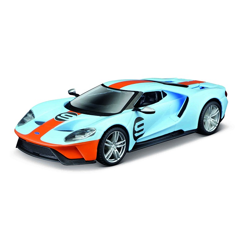 BBURAGO 1:32 auto mudel Race 2019 Ford GT, assort., 18-41164