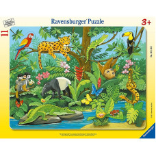 Ravensburger Pusle raamis Rainforest Animals 11tk. 3+ R 05140