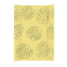 CEBABABY Mähkimisalus kõva põhjaga 50x70сm Comfort Monstera Mustard W-203-000-672