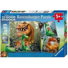 Ravensburger pusle 3x49 The Good Dinosaur R 09410