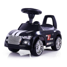 MILLY MALLY RACER Tõukeauto BLACK