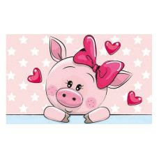 TSVETNOY diamond mosaiik 20x30cm Piggy in Love, LC007e