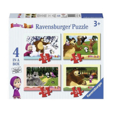 Ravensburger Пазл  4in1 Maša un lācis R 07028