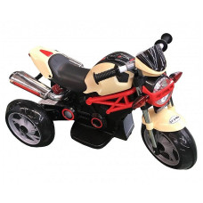 Elektrimootorattas BABY MIX  Road Racing D8360 6V/4.5Ah,beež