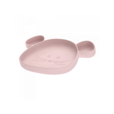 LASSIG Silikoonist taldrik "Pink Mouse", 1310035755