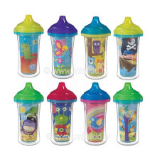 MUNCHKIN Insulated Straw Cup Термо-бутылочка с мягким носиком 266ml, 01137801 РАСПРОДАЖА