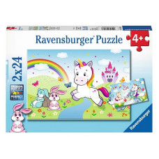 Ravensburger pusle 2X24 Fairytale Unicorn R 07828