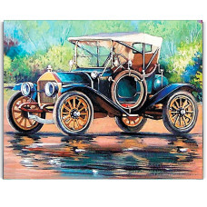 TSVETNOY diamond mosaiik 40x50cm Retro Car, LG221e