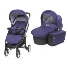 Vanker-jalutuskäru 2in1 4BABY ATOMIC- PURPLE