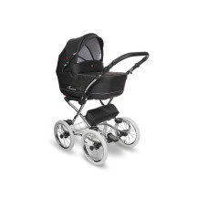 TUTEK TURRAN SILVER vanker- jalutuskäru 3in1 BLACK/B