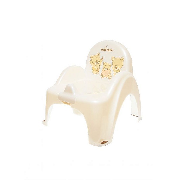 Pissipott TEGA BABY BEAR - pearl white, MS-012