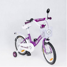 MARKET UNION Lasteratas Tomabike  PLAT.XX 16 white/violet